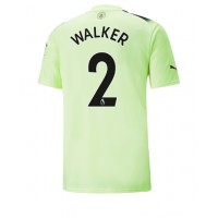 Manchester City Kyle Walker #2 Tredjetrøje 2022-23 Kortærmet